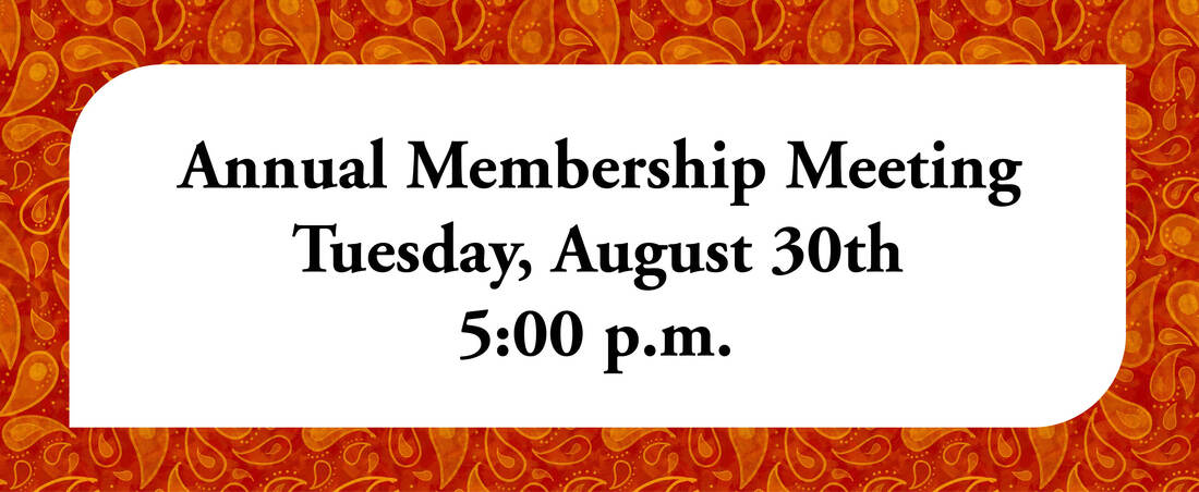 Notice of annual membership meeting at the Calaveras County Arts Council Membership Meeting