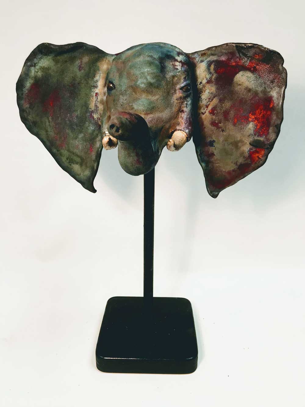 Ceramic elephant by Amanda Sedgwick-Maul